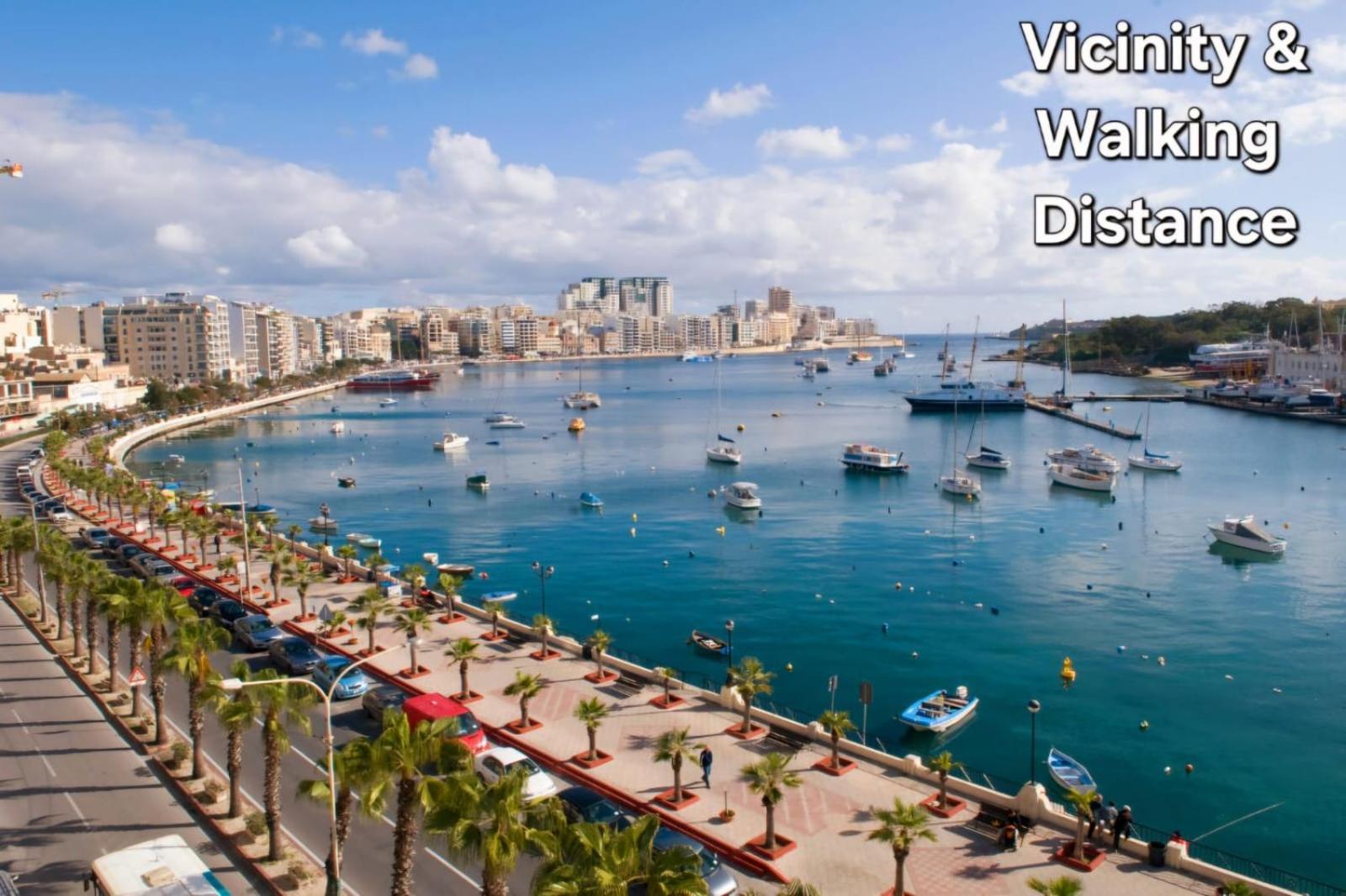 Modern Sliema Apartment Near Sea Exterior foto